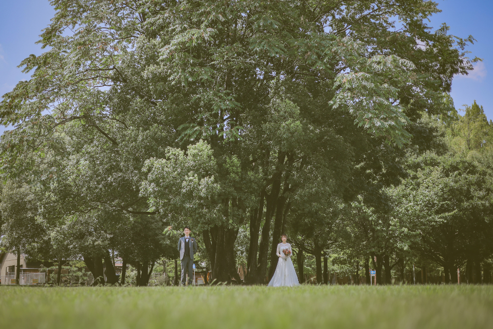 前撮り岐阜、岐阜フォトウエディング、学びの森前撮りならラフフォトへ