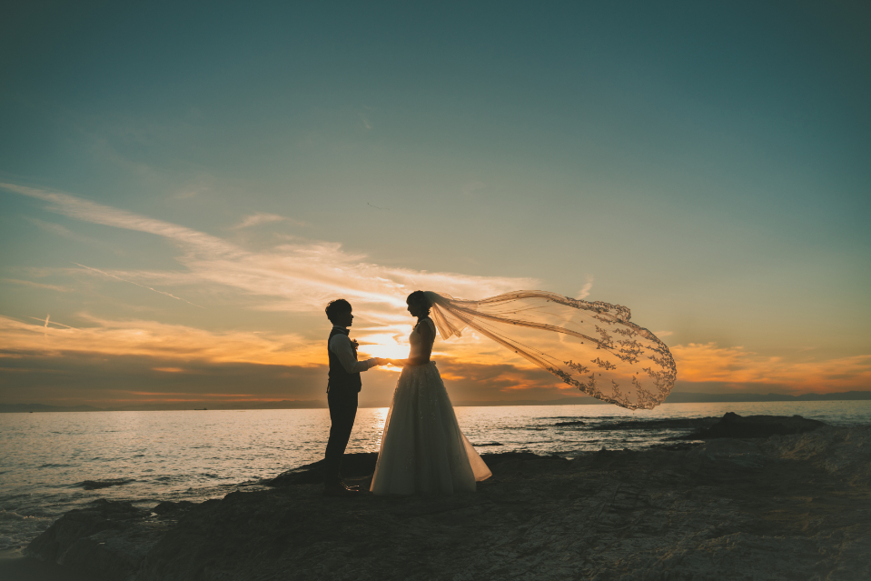 岐阜フォトウェディング、前撮り岐阜、ビーチフォト、野間灯台前撮りならラフフォトへ