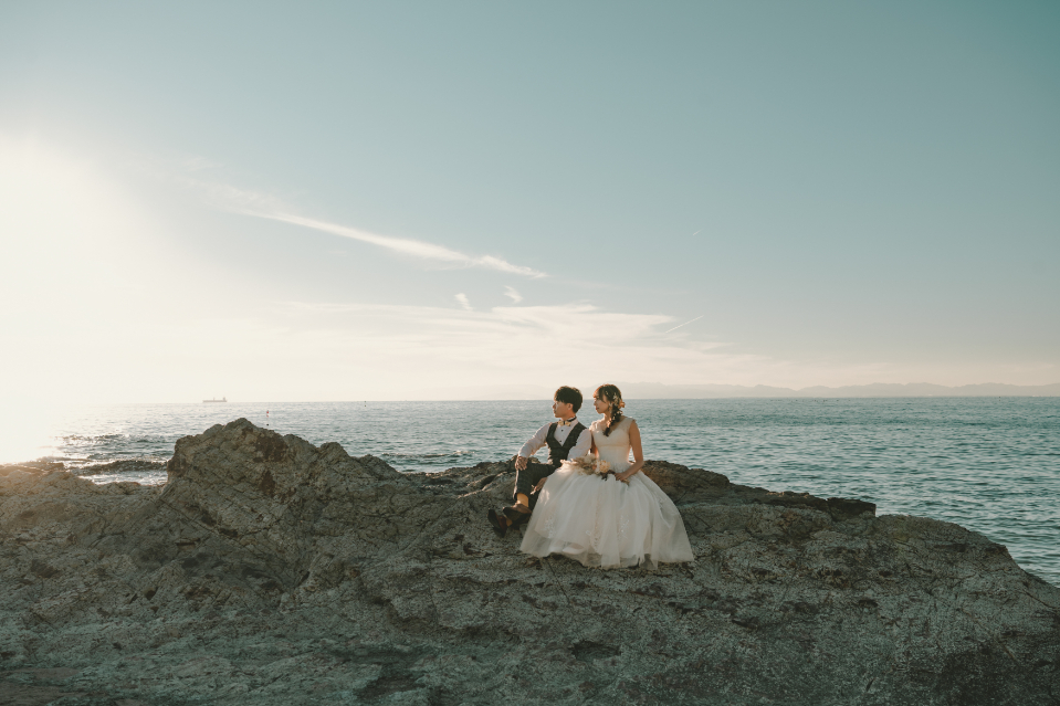 岐阜フォトウェディング、前撮り岐阜、ビーチフォト、野間灯台前撮りならラフフォトへ