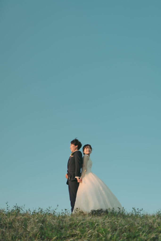 前撮り岐阜、岐阜フォトウエディング、木曾三川公園前撮りならラフフォトへ