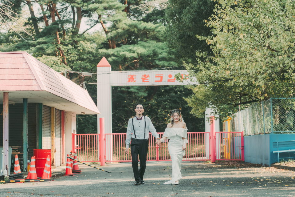 岐阜フォトウェディング前撮り岐阜フォトブライダルフォト岐阜養老前撮り養老ランドならラフフォトへ