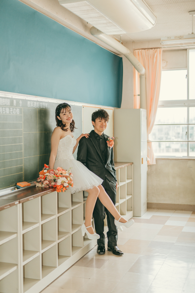 前撮り岐阜、岐阜フォトウエディング、学校前撮りならラフフォトへ