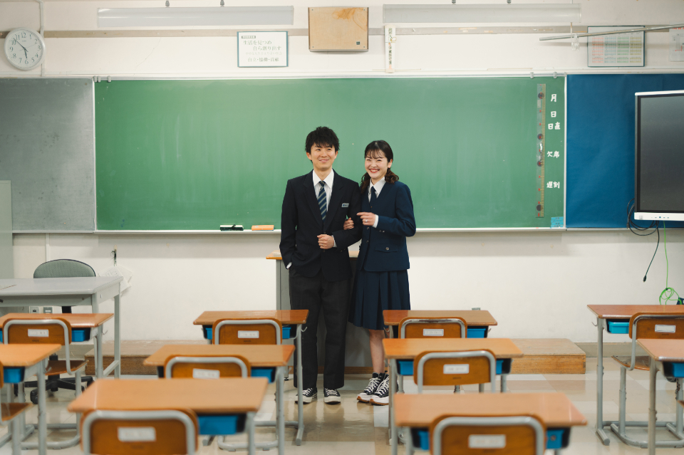 前撮り岐阜、岐阜フォトウエディング、学校前撮りならラフフォトへ